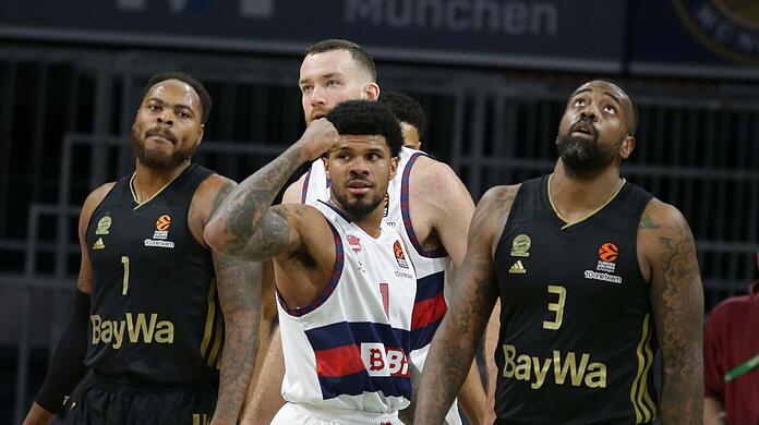Bayern-Frust: Rivers (r.) bei der Baskonia-Pleite.