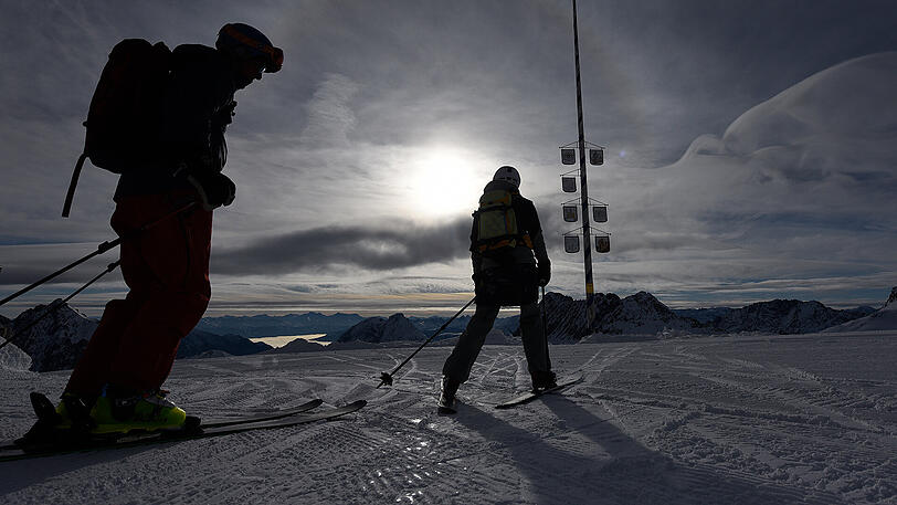 Dieses Wochenende startete die Skisaison an der Zugspitze. Die Bilder.