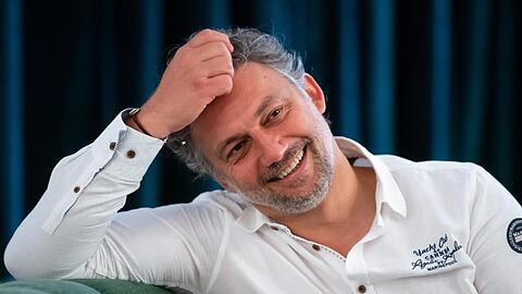 Opernsänger Jonas Kaufmann bei einem Pressegespräch in der bayerischen Staatsoper.