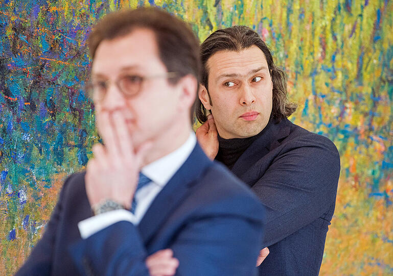 Vladimir Jurowski (r.) mit Serge Dorny