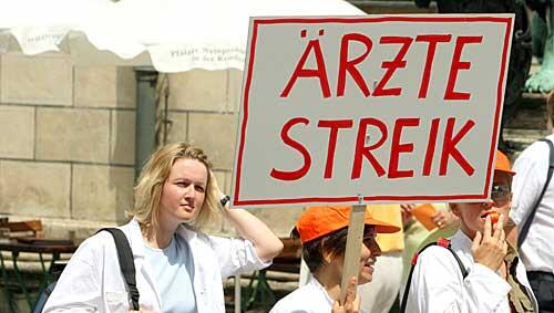 Mehr Geld für Hausärzte: Mediziner streiken wieder. Mehr Geld für Hausärzte: Mediziner streiken wieder.