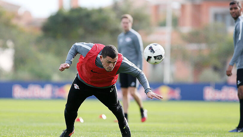 Kyriakos Papadopoulos in Aktion, hier noch im Trainingslager mit RB Leipzig.