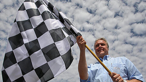 Premiere als Norisring-Rennleiter: Thomas Dill.
