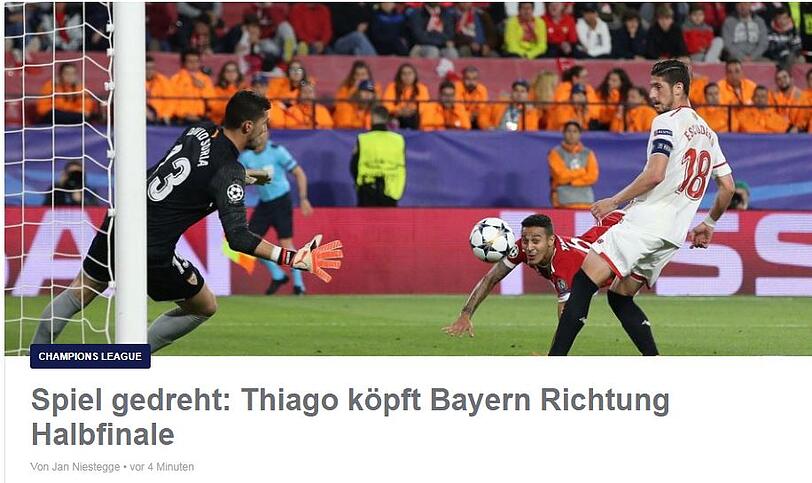 Genauso machen es die Kollegen von eurosport.de.