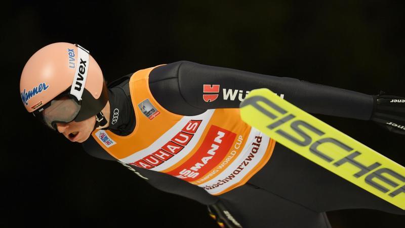 Karl Geiger verteidigte erfolgreich das Gelbe Trikot. Karl Geiger verteidigte erfolgreich das Gelbe Trikot.