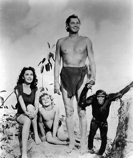 Johnny Weißmüller als Tarzan