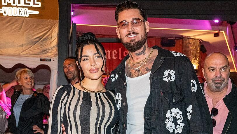 Leyla Lahouar und Mike Heiter haben sich im Dschungelcamp kennengelernt.