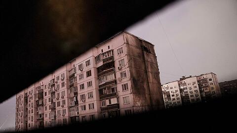 Kiew ist hart getroffen.