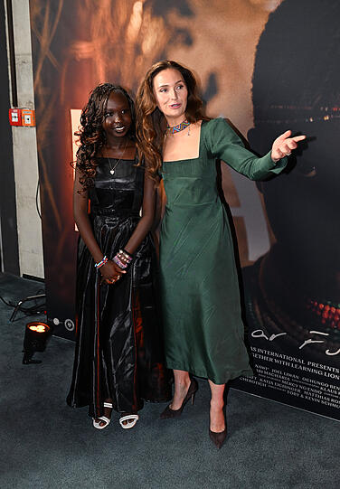 Hauptdarstellerin Michelle Lemuya und Prinzessin Sophie-Alexandra von Bayern