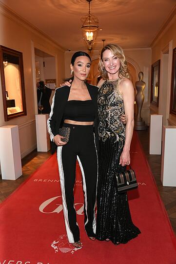 Verona Pooth mit Lilly Sayn-Wittgenstein-Berleburg