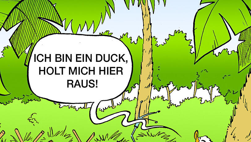 Donald Duck im Dschungelcamp Donald Duck im Dschungelcamp