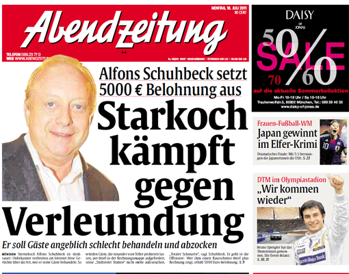 Jahres-Rückblick: Rückblick: Das Jahr 2011 in AZ-Schlagzeilen - München - Abendzeitung München