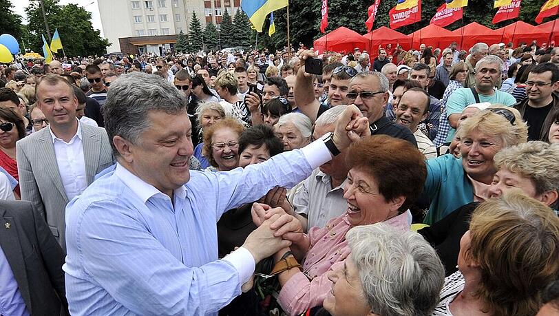 Pjotr Poroschenko hat die besten Chancen, neuer Präsident der Ukraine zu werden. Pjotr Poroschenko hat die besten Chancen, neuer Präsident der Ukraine zu werden.