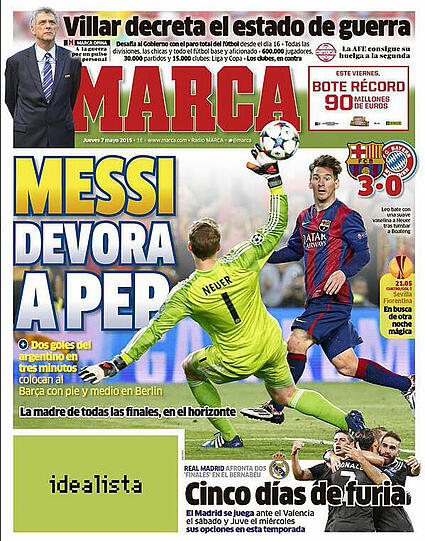 Marca: "Messi verschlingt Pep"