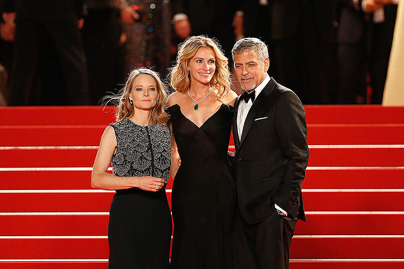Jodie Foster, Julia Roberts und George Clooney