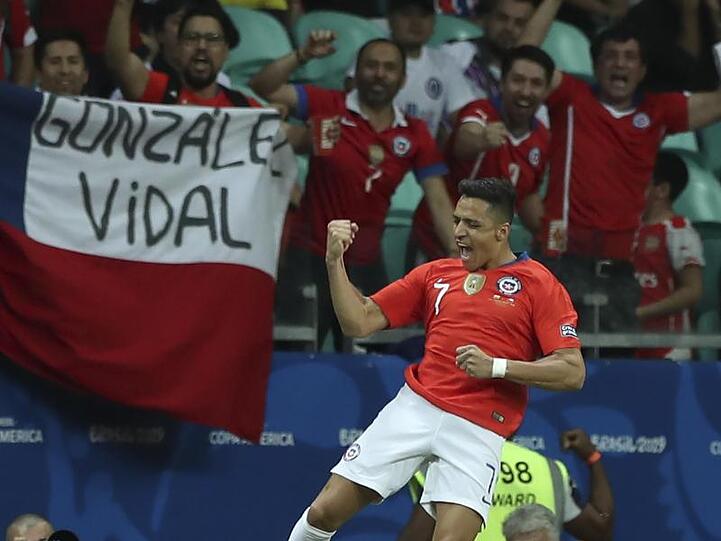 Alexis Sánchez traf für Chile zum Sieg.