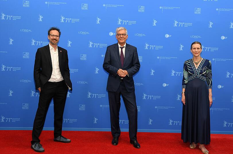 Carlo Chatrian, Thomas Bellut und Mariette Rissenbeek