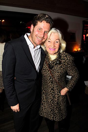 Philip Greffenius und Mutter Waltraud Greffenius.