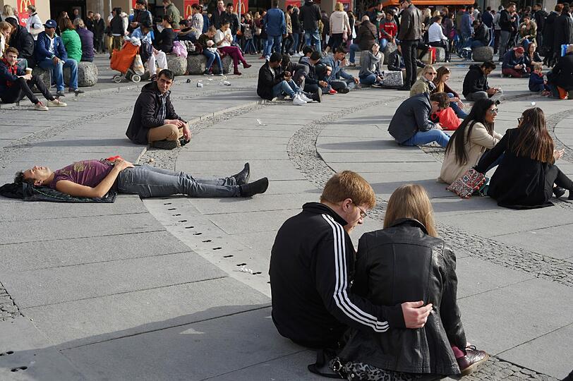 So genießen die Münchner das herrliche Frühlingswetter am Wochenende.