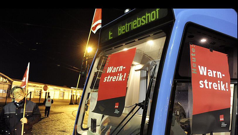 Warnstreik bei der MVG (Archivbild) Warnstreik bei der MVG (Archivbild)