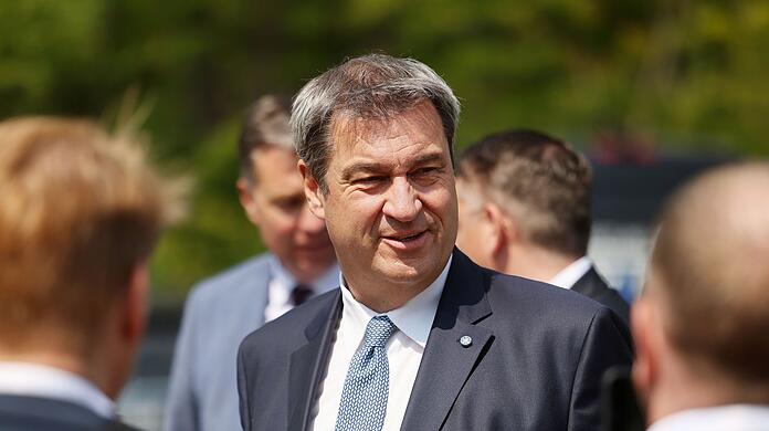 Der bayerische Ministerpräsident Markus Söder in Köln.