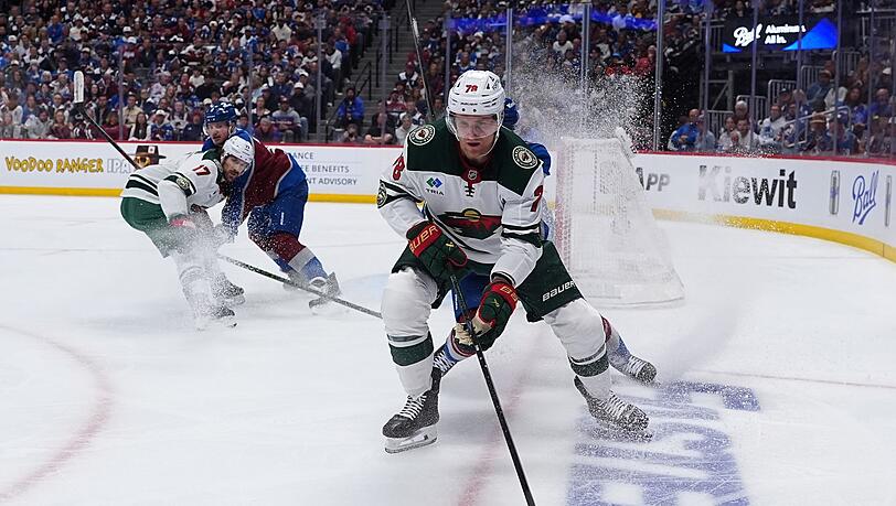 Nico Sturm traf für Minnesota zum zwischenzeitlichen Ausgleich. (Archivbild) Nico Sturm traf für Minnesota zum zwischenzeitlichen Ausgleich. (Archivbild)