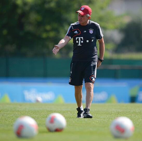 Nächste Runde im Trainingslager: Am vierten Tag schwitzen die Spieler des FC Bayern in der Sonne.