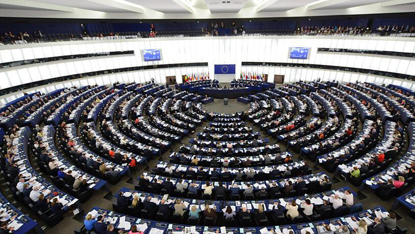 Das Europäische Parlament in Straßburg.