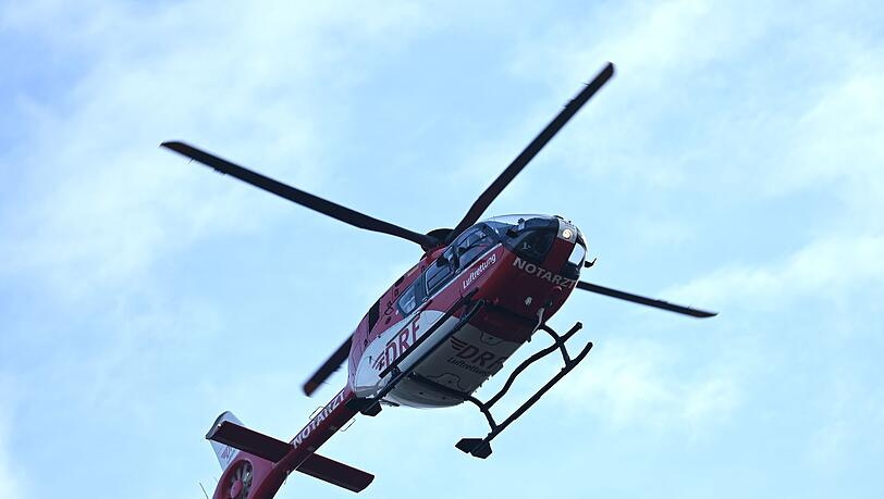 Der verungl&uuml;ckte Turner wurde mit dem Rettungshubschrauber in eine Unfallklinik gebracht. (Symbolbild)