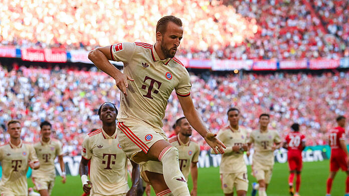 Jubel, Trubel, Heiterkeit: Zum Start in die Königsklasse soll für Harry Kane und seinen FC Bayern ein Sieg her.