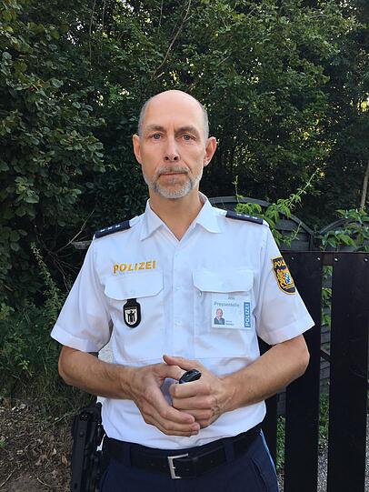 Polizeisprecher Michael Riehlein