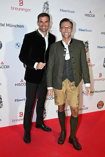 Maximilian Böltl mit Mann Thomas Gierling.