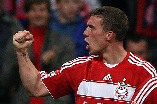 Lukas Podolski hatte am Dienstagabend viel Grund zum Jubeln.