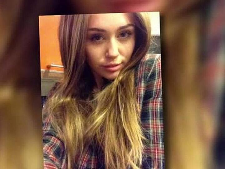 Miley Cyrus mit langen Haaren