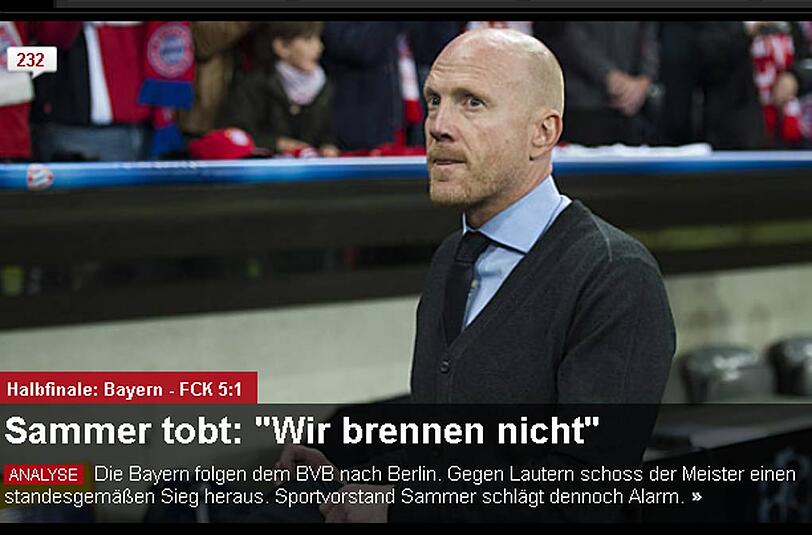 Ähnlich auch die Kollegen von spox.com...