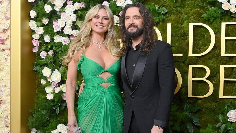 Heidi Klum und Tom Kaulitz zeigten sich am 5. Januar 2025 Arm in Arm bei den Golden Globes. Heidi Klum und Tom Kaulitz zeigten sich am 5. Januar 2025 Arm in Arm bei den Golden Globes.