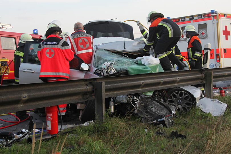 Bilder vom Unfallort.