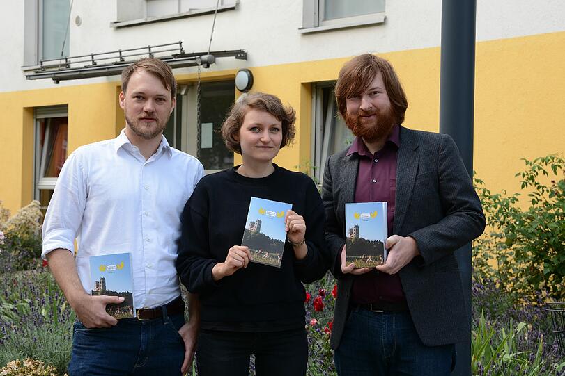 Stadtführermacher Florian Sperk, Amelie Bauer und Fabian Lieke.