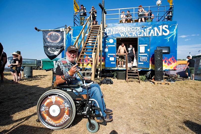 Das Wacken-Open-Air 2018 in Schleswig-Holstein.