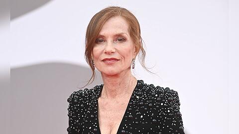 Isabelle Huppert bei einem Auftritt in Venedig.