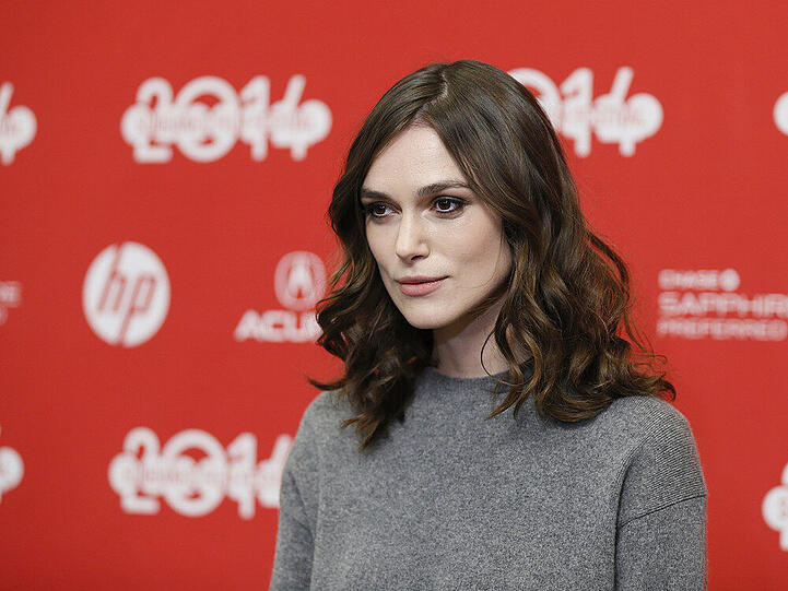 Keira Knightley nimmt ihr Missgeschick mit dem Hochzeitskleid nicht allzu schwer