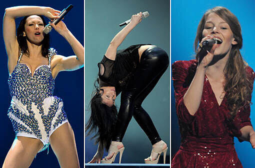 Gerade finden die Proben für den Eurovision Song Contest in Düsseldorf statt. Sehen Sie hier die besten Bilder der heißesten Herausforderinnen von Lena.