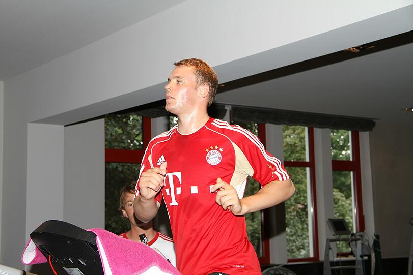 Die Bayern-Spieler im Leistungstest. Die Bilder.
