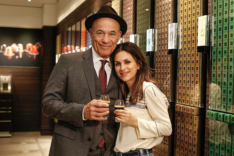 Heiner Lauterbach mit seiner Frau Viktoria