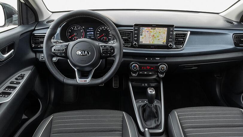 Erwachsener Anblick: Die Armaturen des Kia Rio sind logisch und bedienerfreundlich angeordnet.