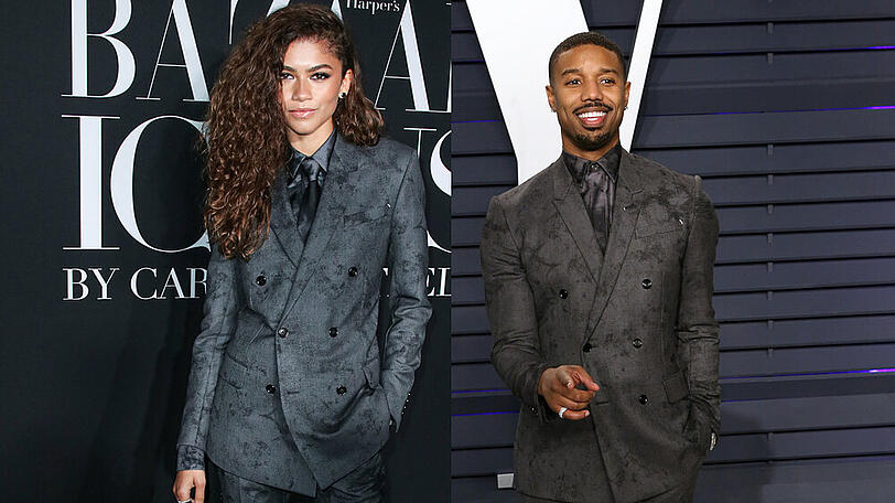Zendaya jüngst bei einem Event im Rahmen der New York Fashion Week, Michael B. Jordan bei der Vanity Fair Oscar Party im Februar 2019