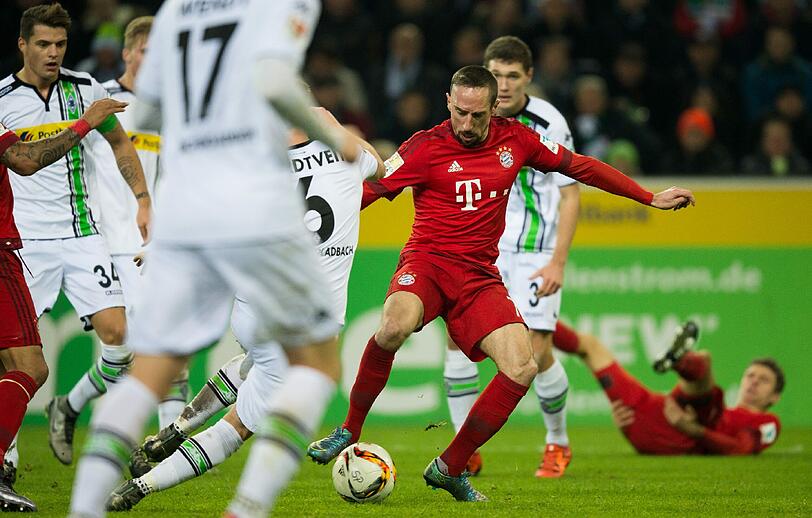 Wenigstens Eines war bei der Niederlage des FCB umjubelt: Die Rückkehr von Franck Ribéry und der Treffer des Franzosen.