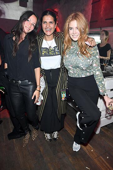 Sandra, Leyla Piedayesh und Palina Rojinski