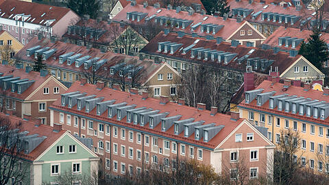 In München ein knappes Gut: bezahlbarer Wohnraum. (Symbolbild)