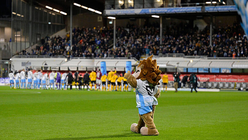 Gegen den SC Verl nicht ausverkauft: Das Grünwalder Stadion.